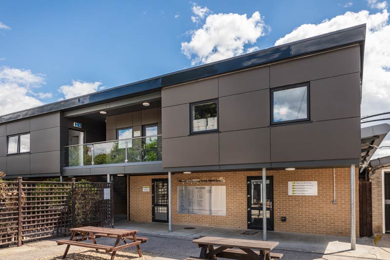 commercial build for a animal shelter