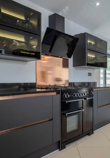 modern kitchen fitted in cheltenham