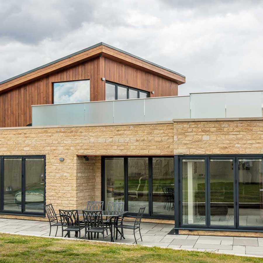 modern house build in cheltenham
