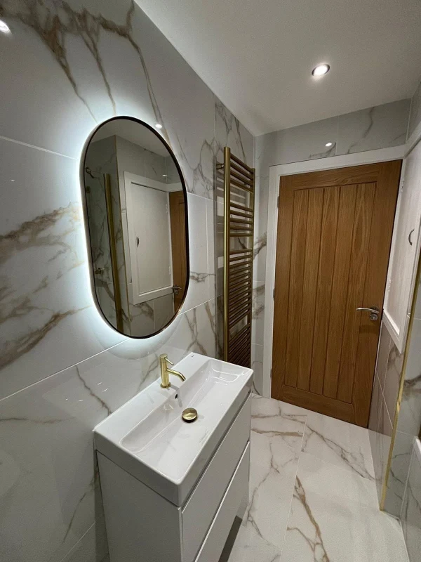 master bathroom refurbishment in cheltenham by VIP properties
